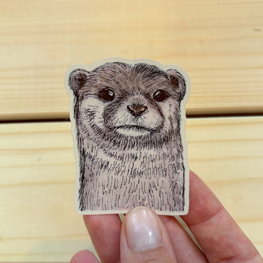 STICKER | Otter Fiete - transparent