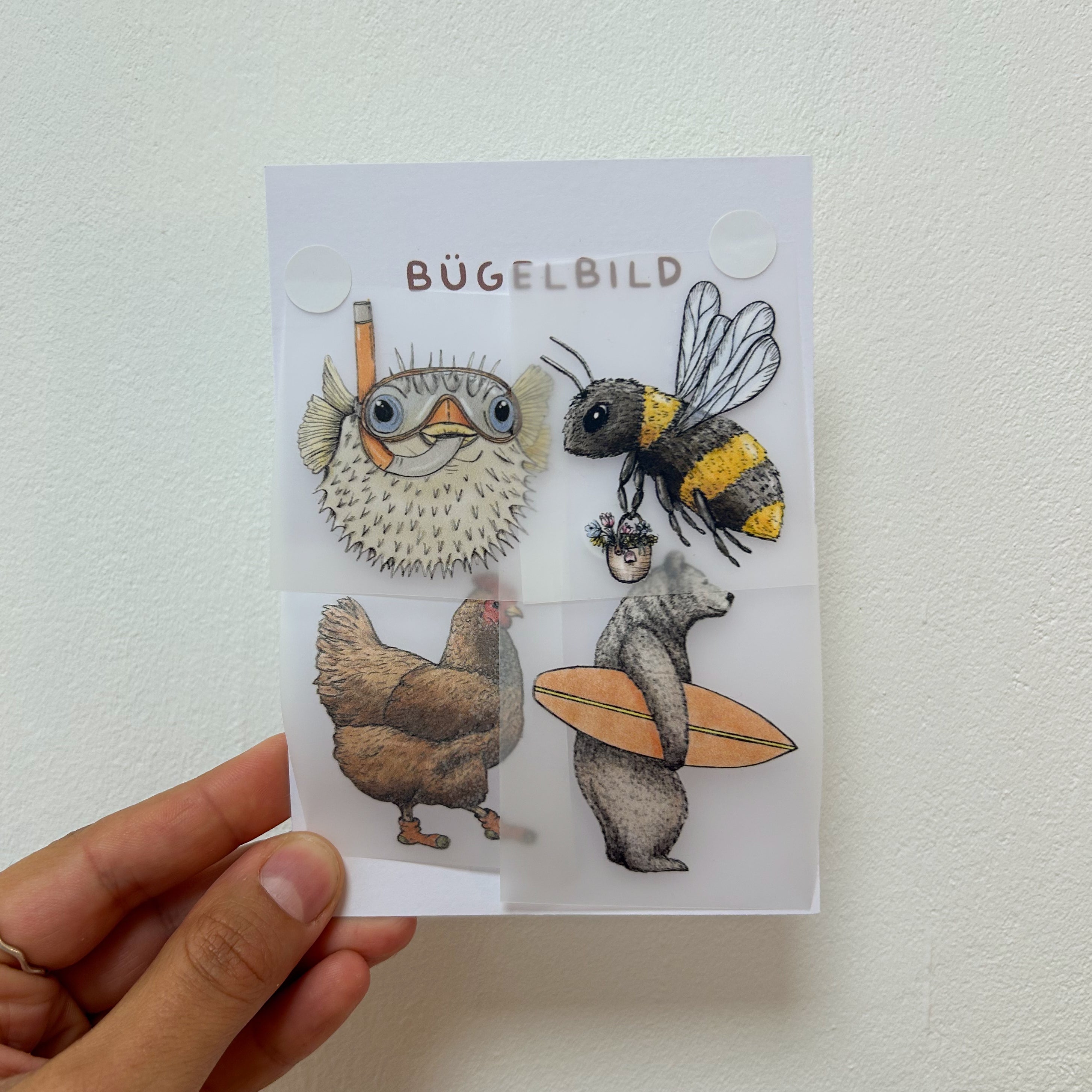 Bügelbild Set 4