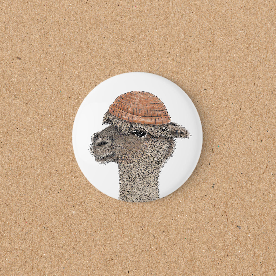 MAGNET | 56 mm | Alpaka Ingo - Kopf
