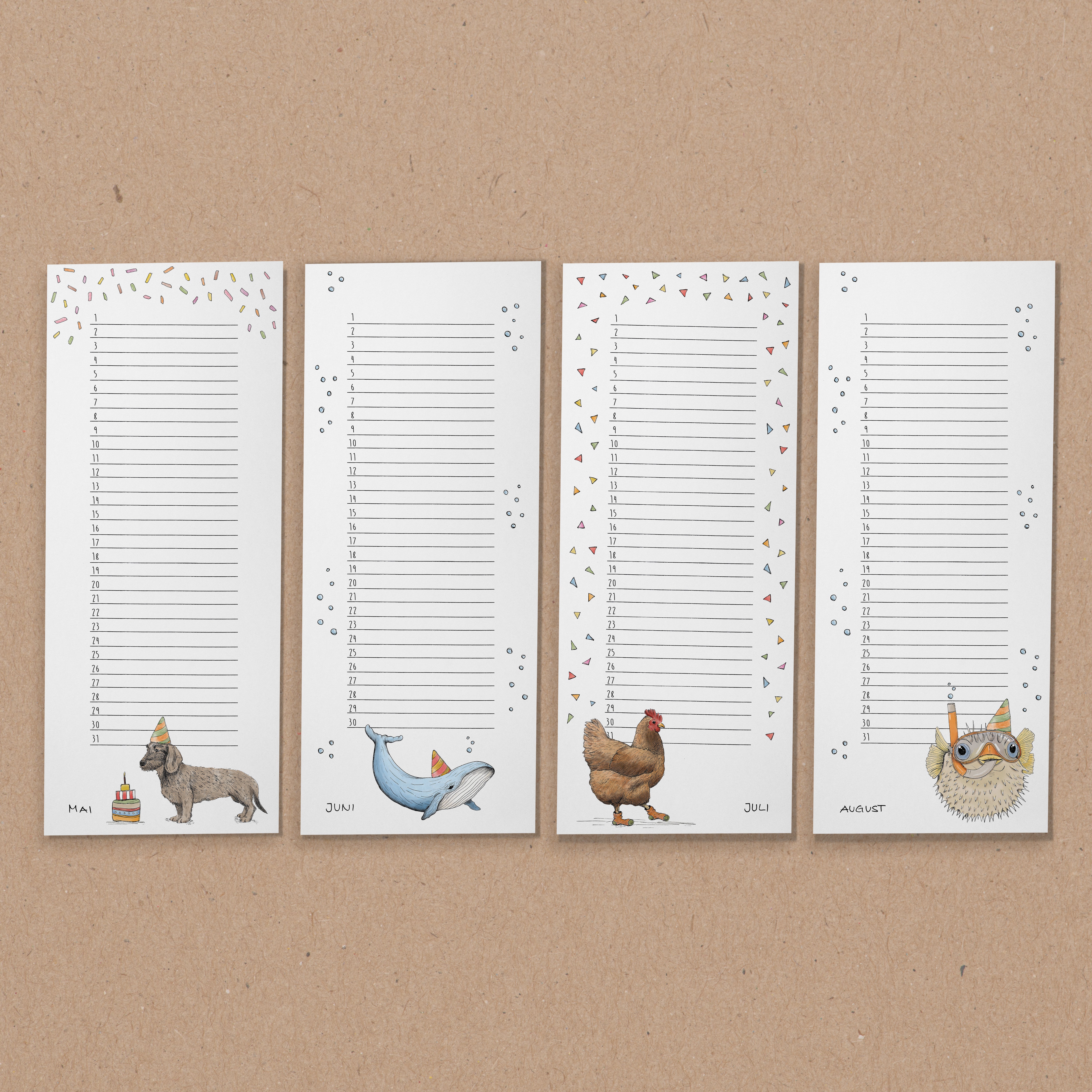 GEBURTSTAGSKALENDER | Wandkalender