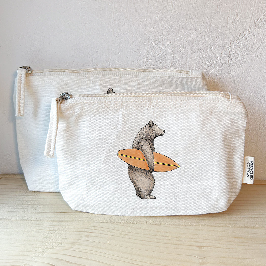Kosmetiktasche | Surferbär Bruno