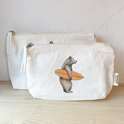 Kosmetiktasche | Surferbär Bruno