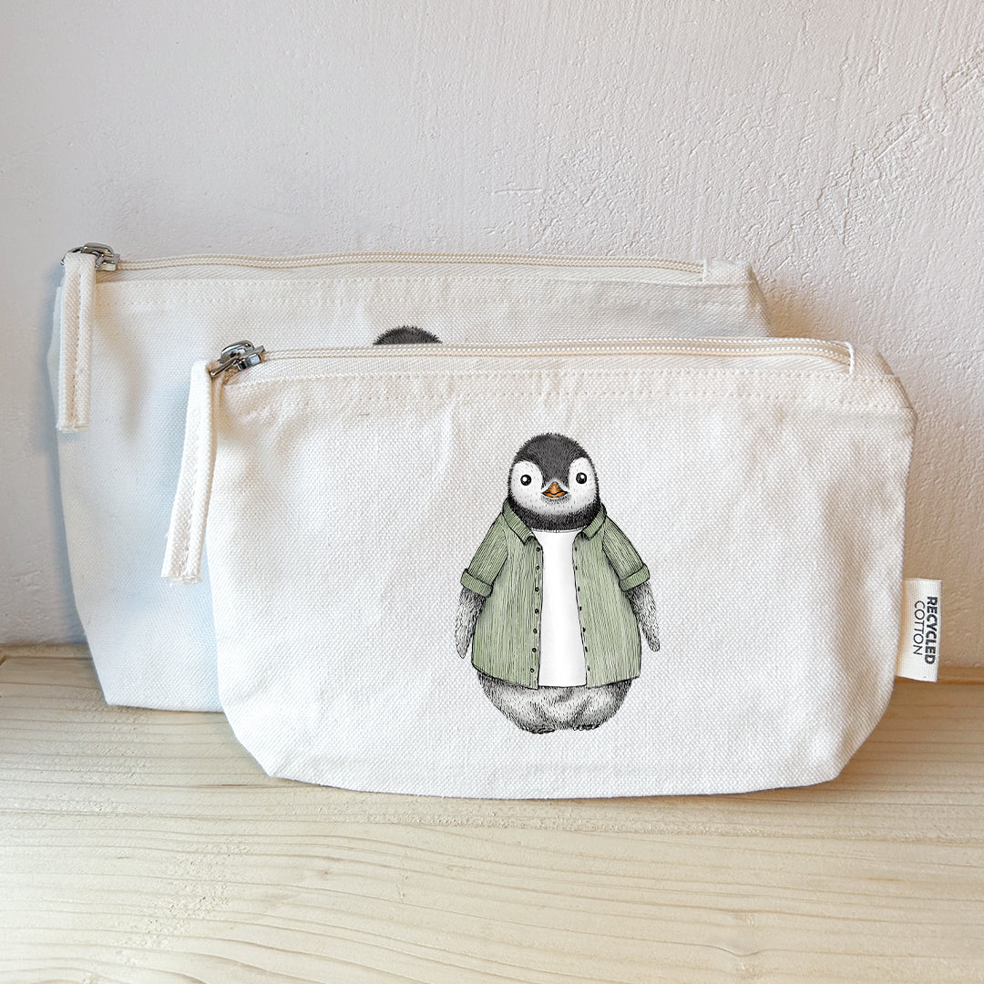 Kosmetiktasche | Pinguin Fabi - Cordhemd