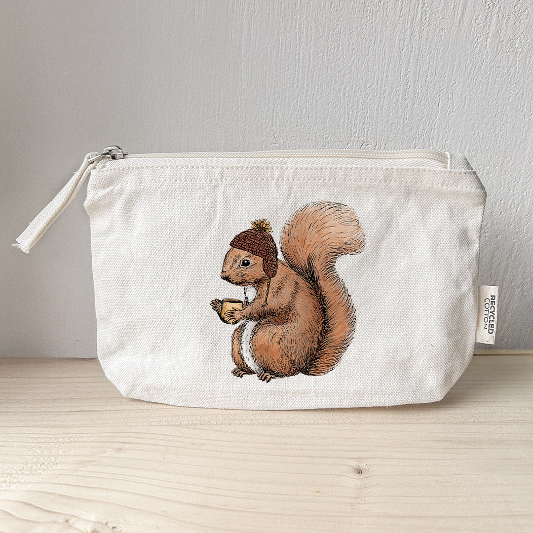 Kosmetiktasche | Eichhörnchen Fritz - Winter