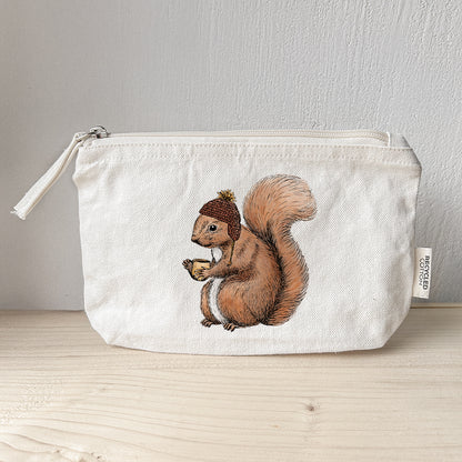 Kosmetiktasche | Eichhörnchen Fritz - Winter