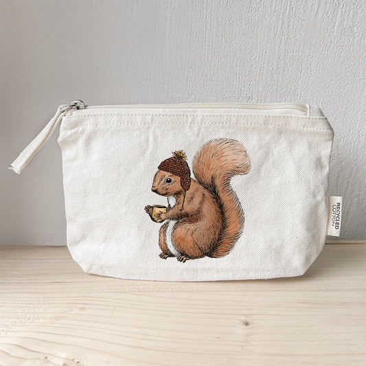 Kosmetiktasche | Eichhörnchen Fritz - Winter