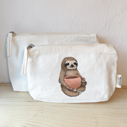 Kosmetiktasche | Faultier Hugo - Tasse