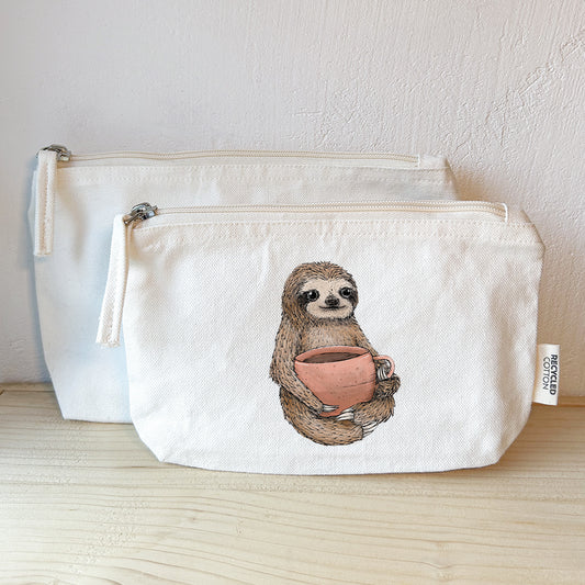 Kosmetiktasche | Faultier Hugo - Tasse