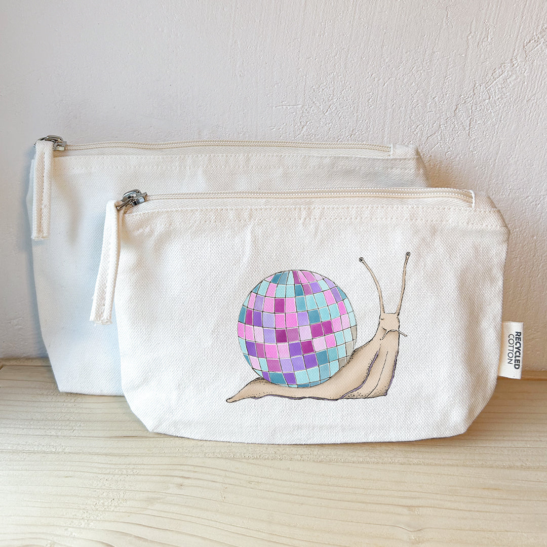 Kosmetiktasche | Schnecke Lenny - Disco