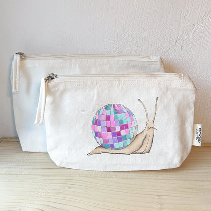 Kosmetiktasche | Schnecke Lenny - Disco
