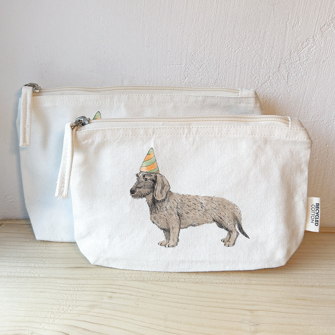Kosmetiktasche | Dackel Ludwig - Party