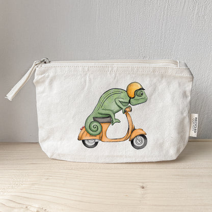 Kosmetiktasche | Chamäleon Pedro