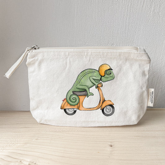 Kosmetiktasche | Chamäleon Pedro