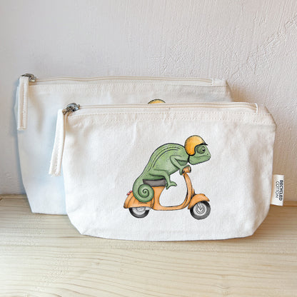 Kosmetiktasche | Chamäleon Pedro