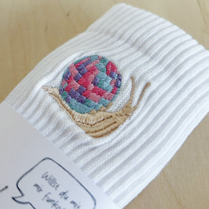 Socke mit Stick | Schnecke Lenny