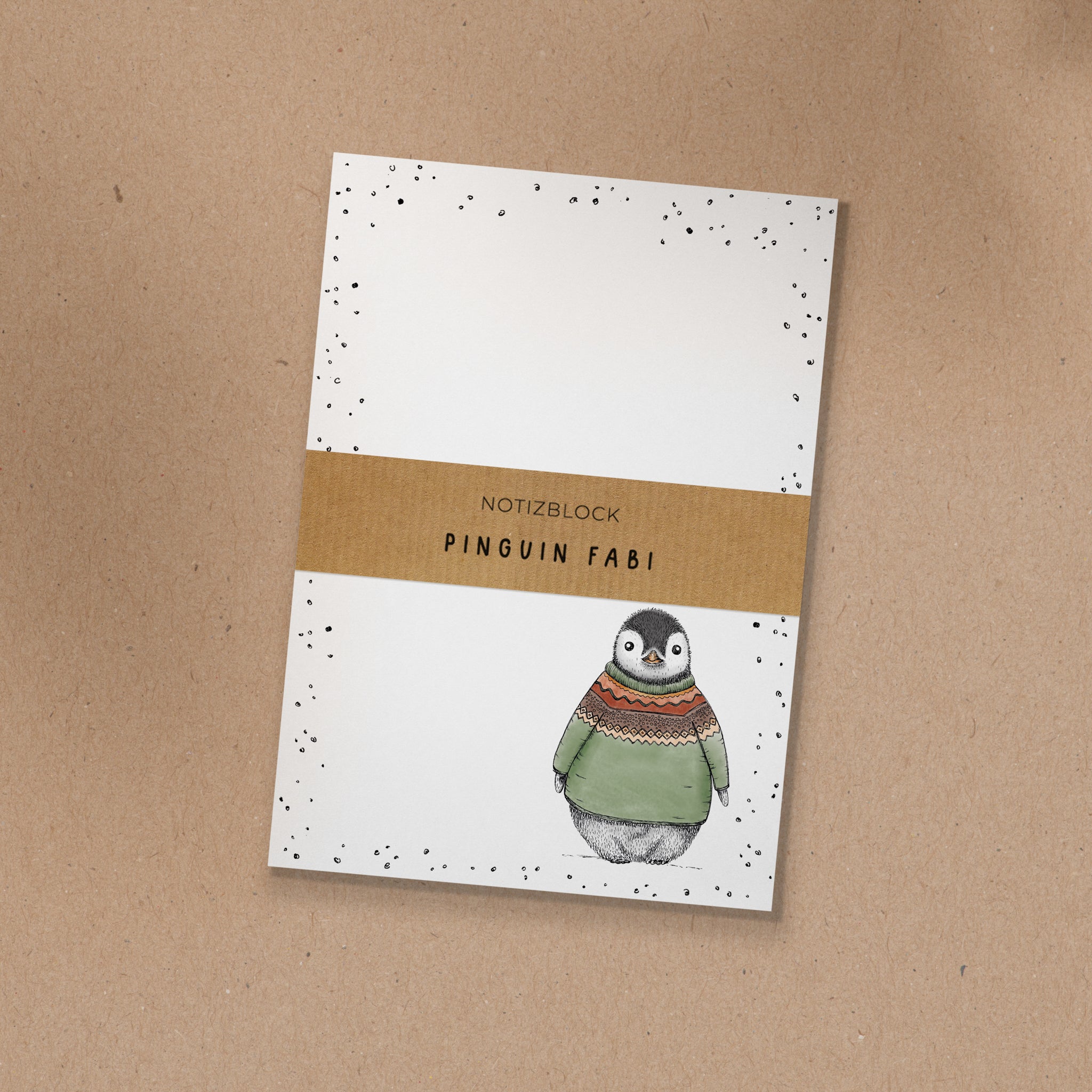 NOTIZBLOCK | DIN A6 | Pinguin Fabi