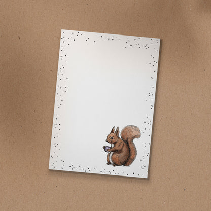 NOTIZBLOCK | DIN A6 | Eichhörnchen Fritz