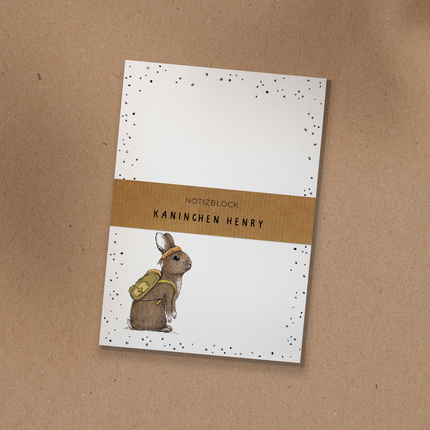 NOTIZBLOCK | DIN A6 | Kaninchen Henry
