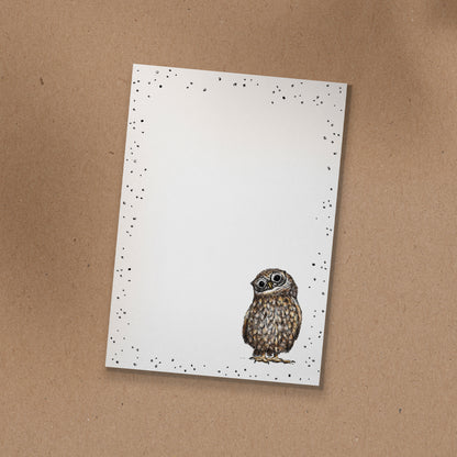 NOTIZBLOCK | DIN A6 | Eule Hermine