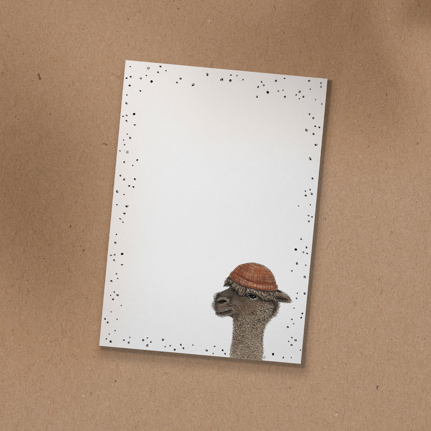 NOTIZBLOCK | DIN A6 | Alpaka Ingo