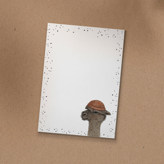 NOTIZBLOCK | DIN A6 | Alpaka Ingo