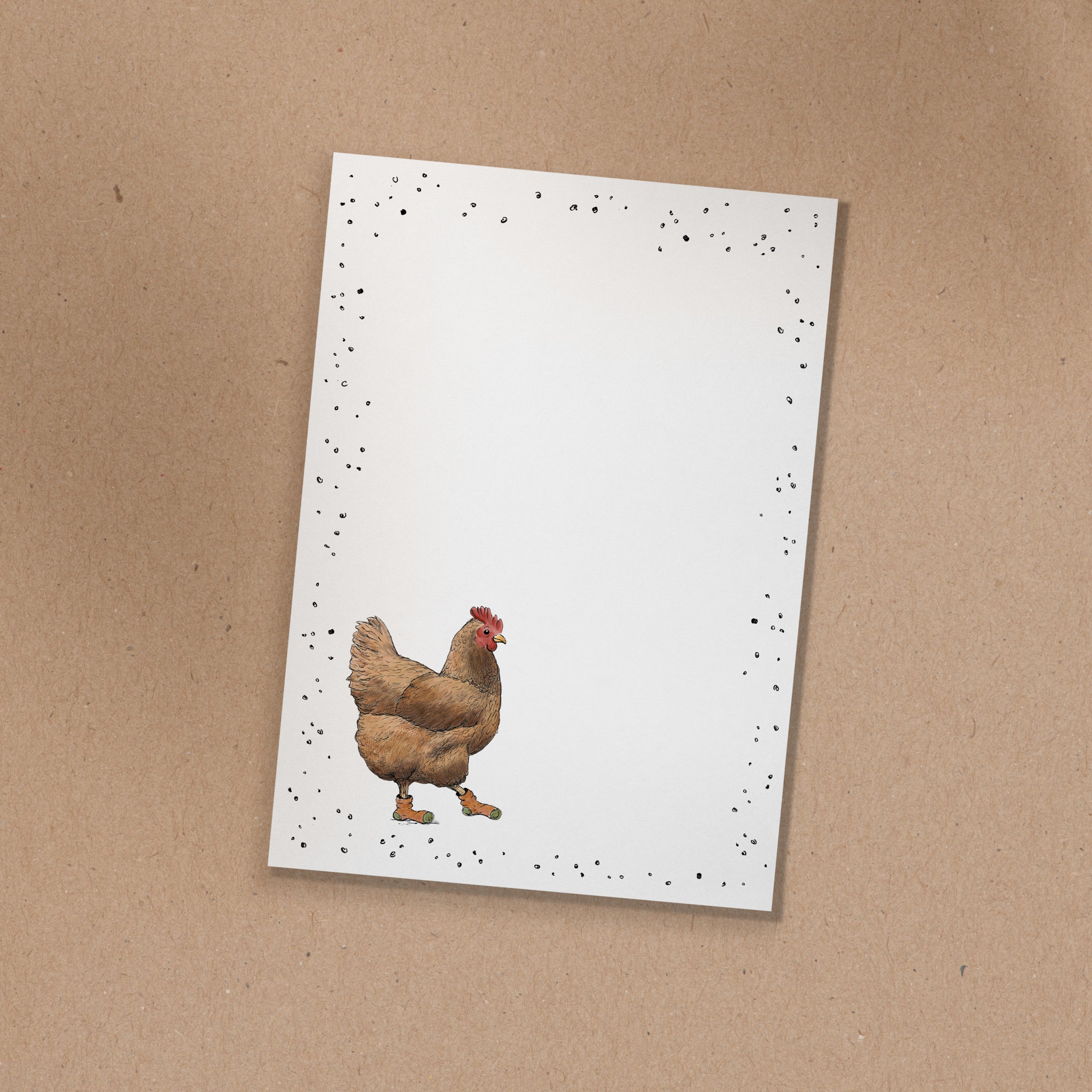 NOTIZBLOCK | DIN A6 | Huhn Trude