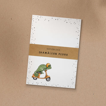 NOTIZBLOCK | DIN A6 | Charmäleon Pedro