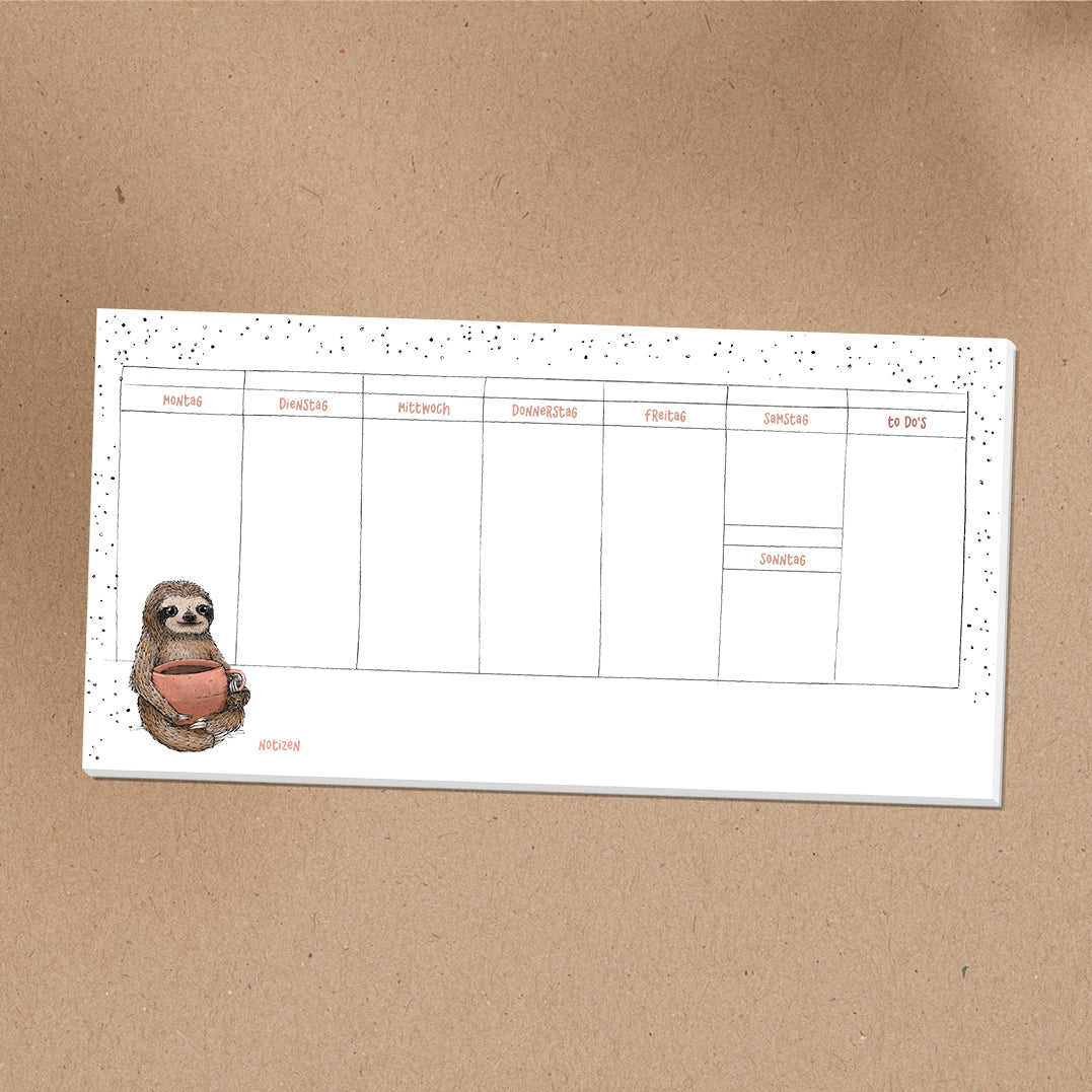 PLANNER | Wochenplaner | Hugo Tasse