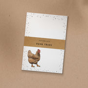 NOTIZBLOCK | DIN A6 | Huhn Trude