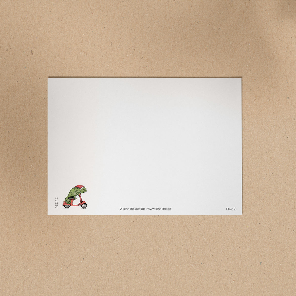POSTKARTE | Pedro Chamäleon - XMAS