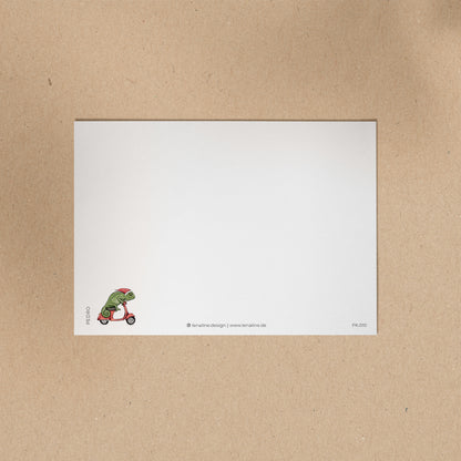 POSTKARTE | Pedro Chamäleon - XMAS