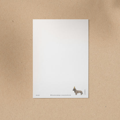 POSTKARTE | Dackel Ludwig - Happy Birthday