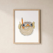 POSTER | Kunstdruck | Kugelfisch Kalle