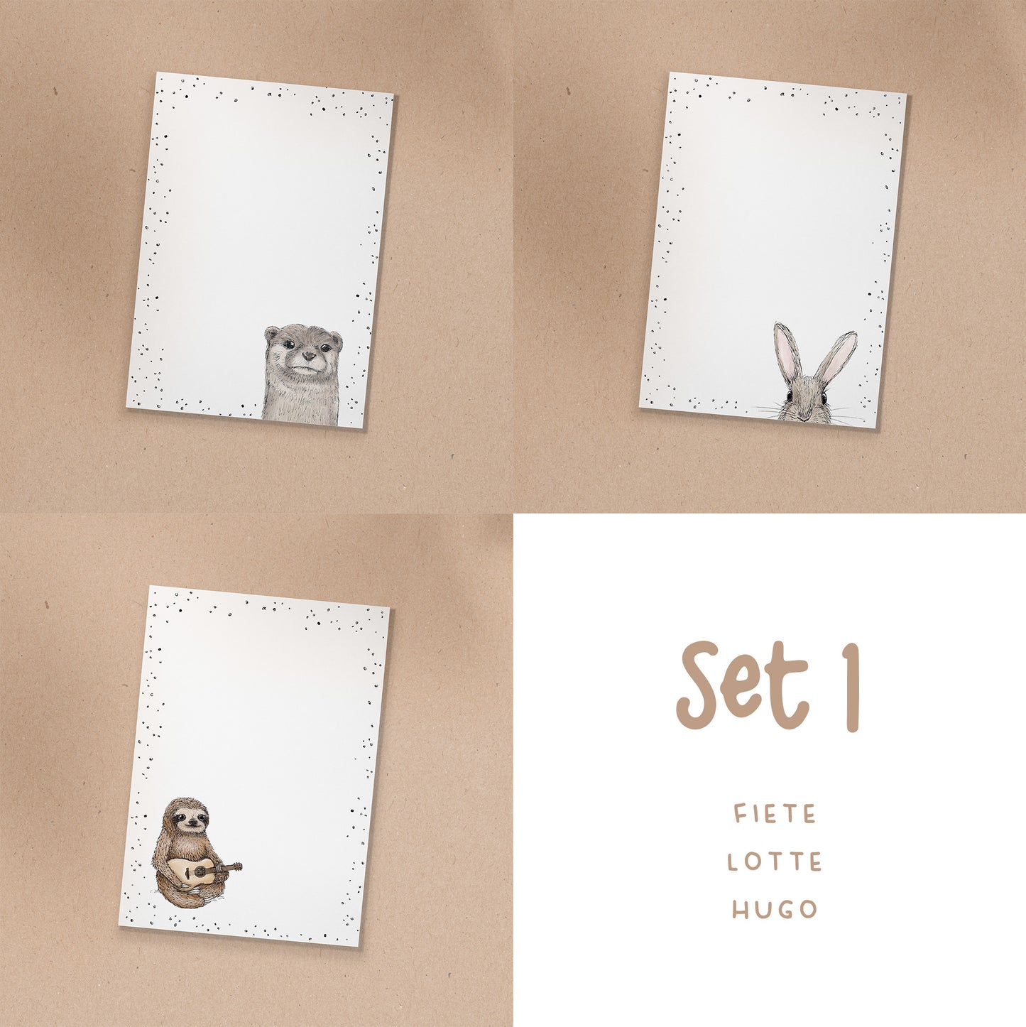 NOTIZBLOCK | 2. Wahl - 3er Sets