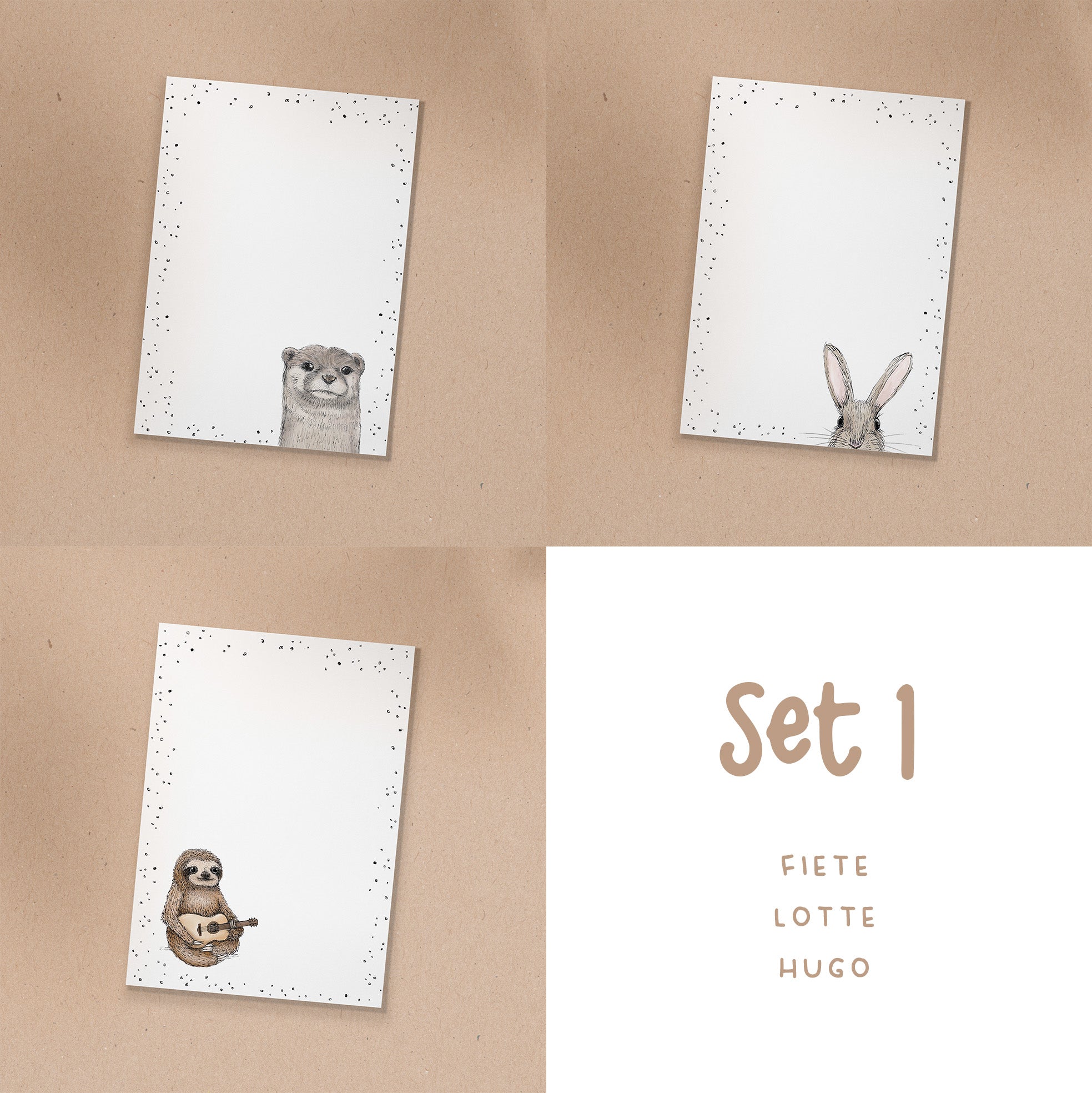 NOTIZBLOCK | 2. Wahl - 3er Sets