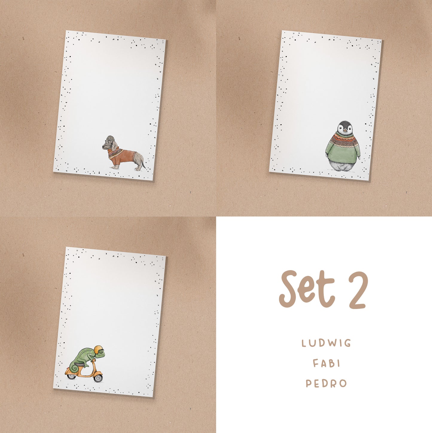 NOTIZBLOCK | 2. Wahl - 3er Sets