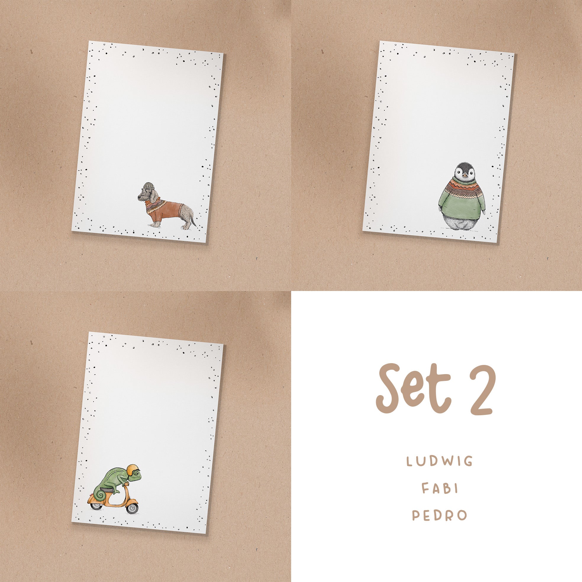 NOTIZBLOCK | 2. Wahl - 3er Sets
