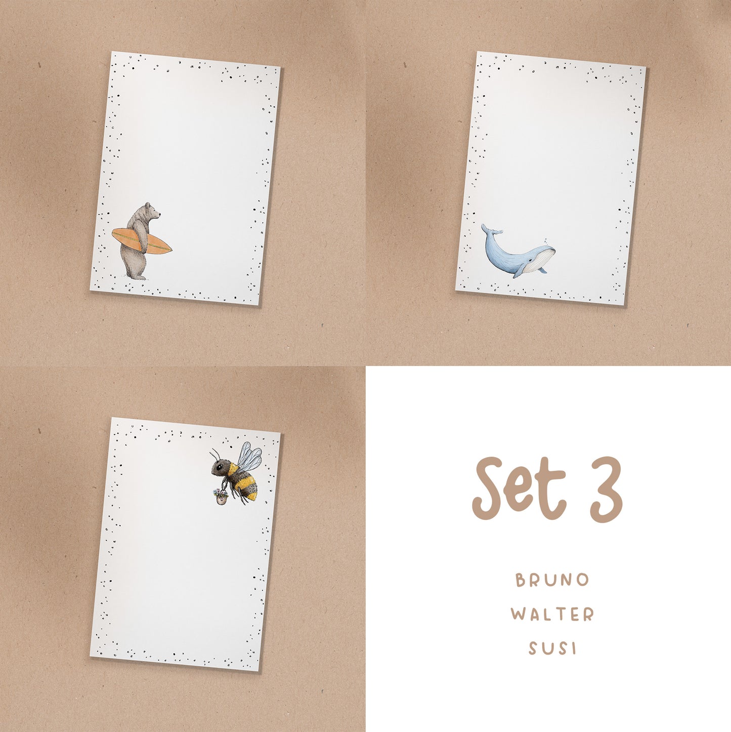 NOTIZBLOCK | 2. Wahl - 3er Sets