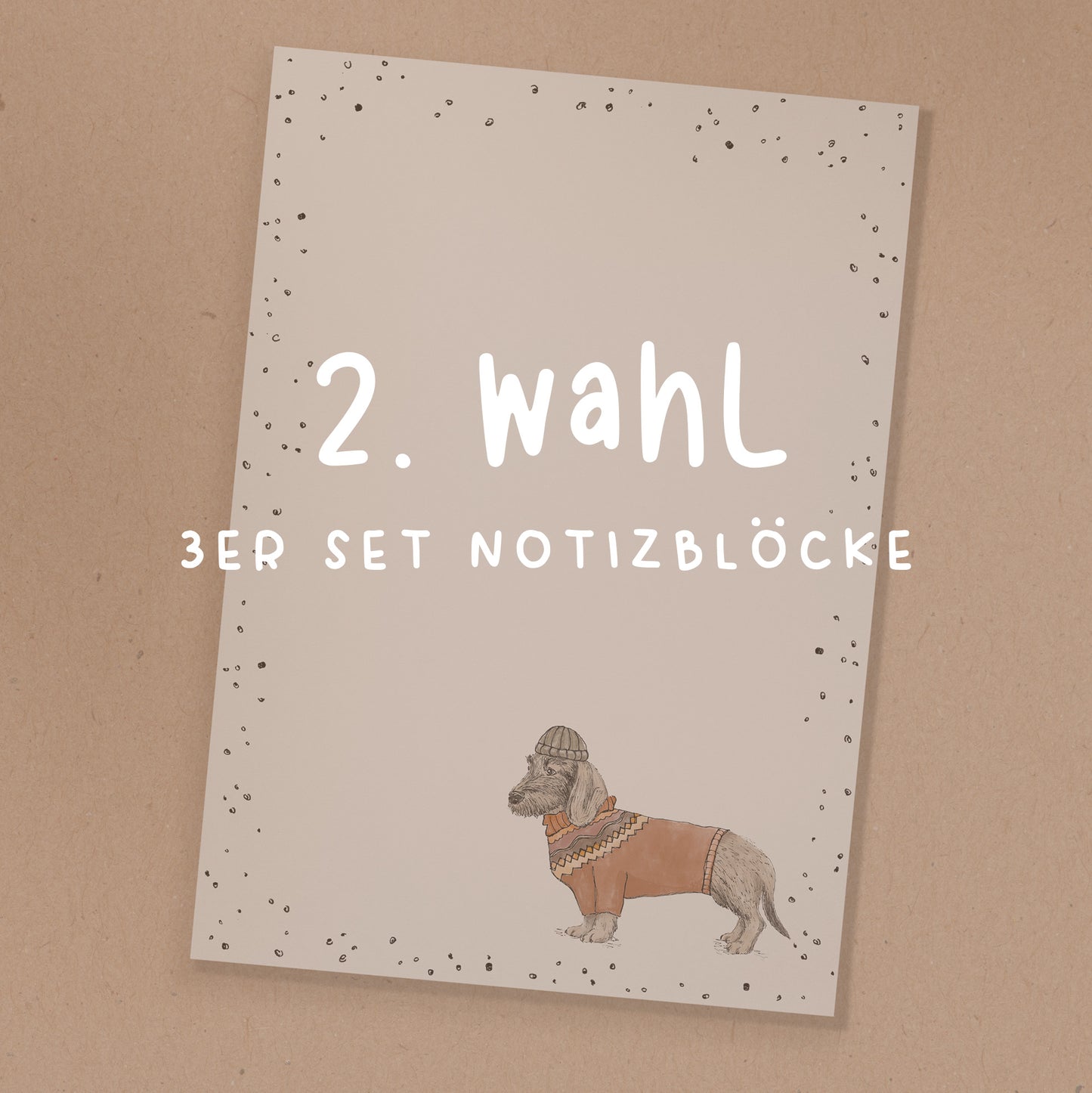 NOTIZBLOCK | 2. Wahl - 3er Sets