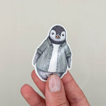STICKER | Pinguin Fabi - transparent