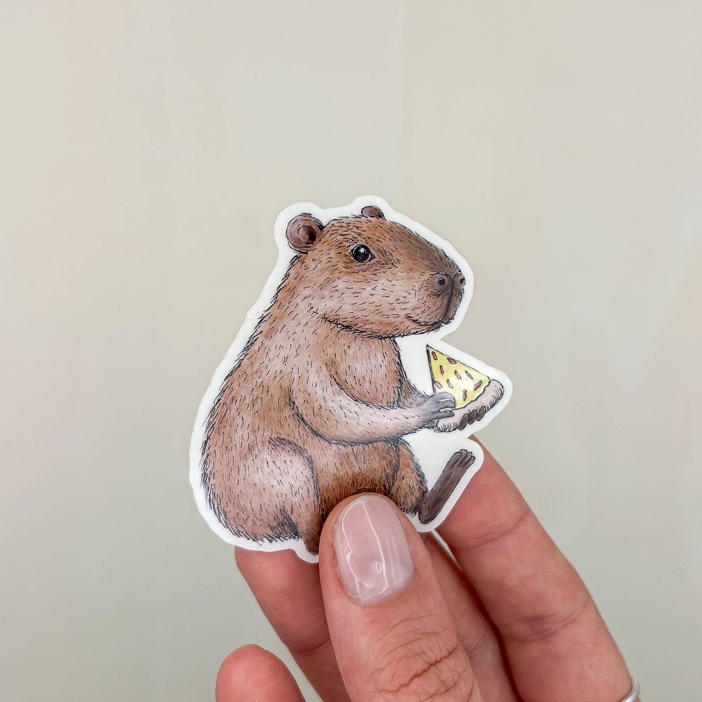 STICKER | Capybara Freddy - transparent