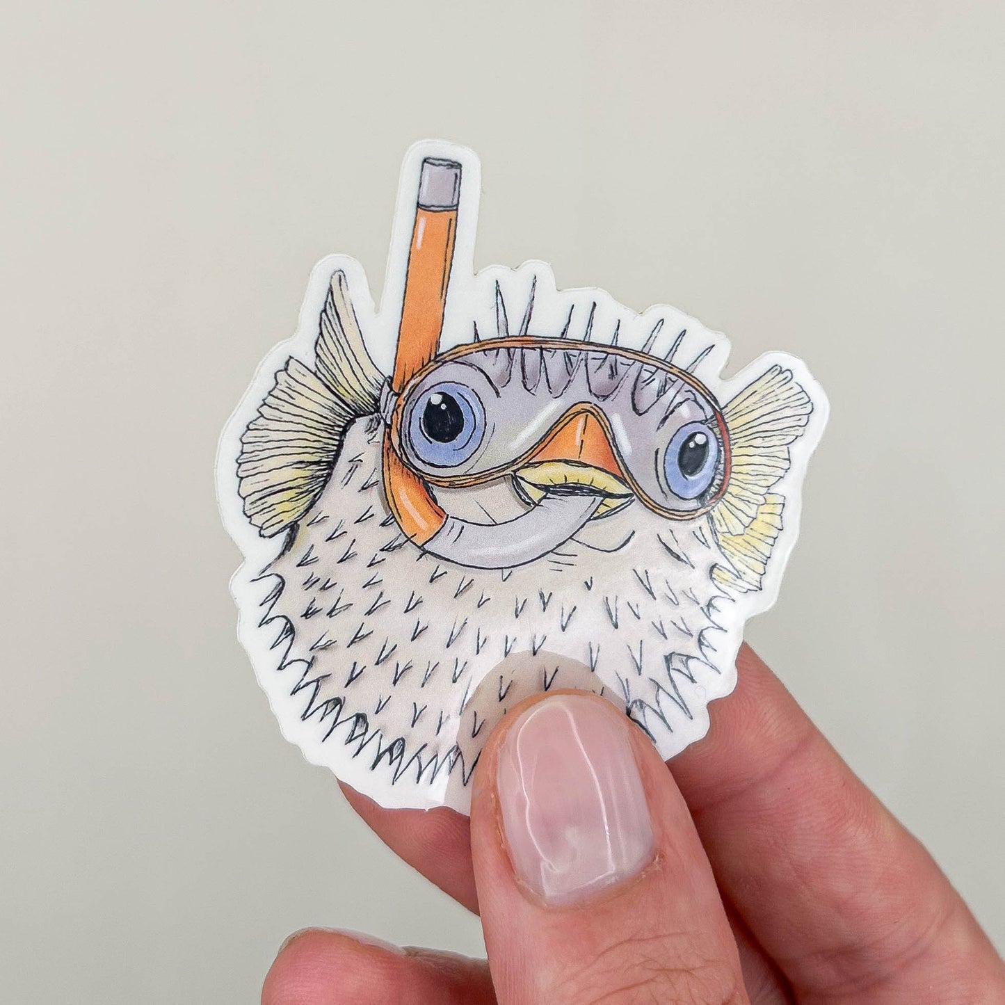 STICKER | Kugelfisch Kalle - transparent