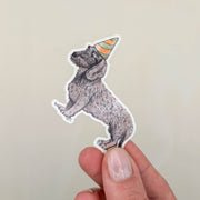 STICKER | Dackel Ludwig - transparent