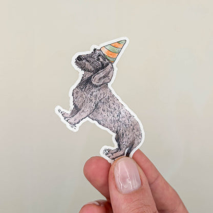 STICKER | Dackel Ludwig - transparent