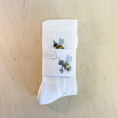 Socke mit Stick | Biene Susi