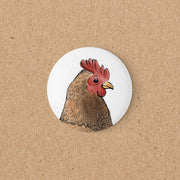 MAGNET | 56 mm | Huhn Trude - Kopf