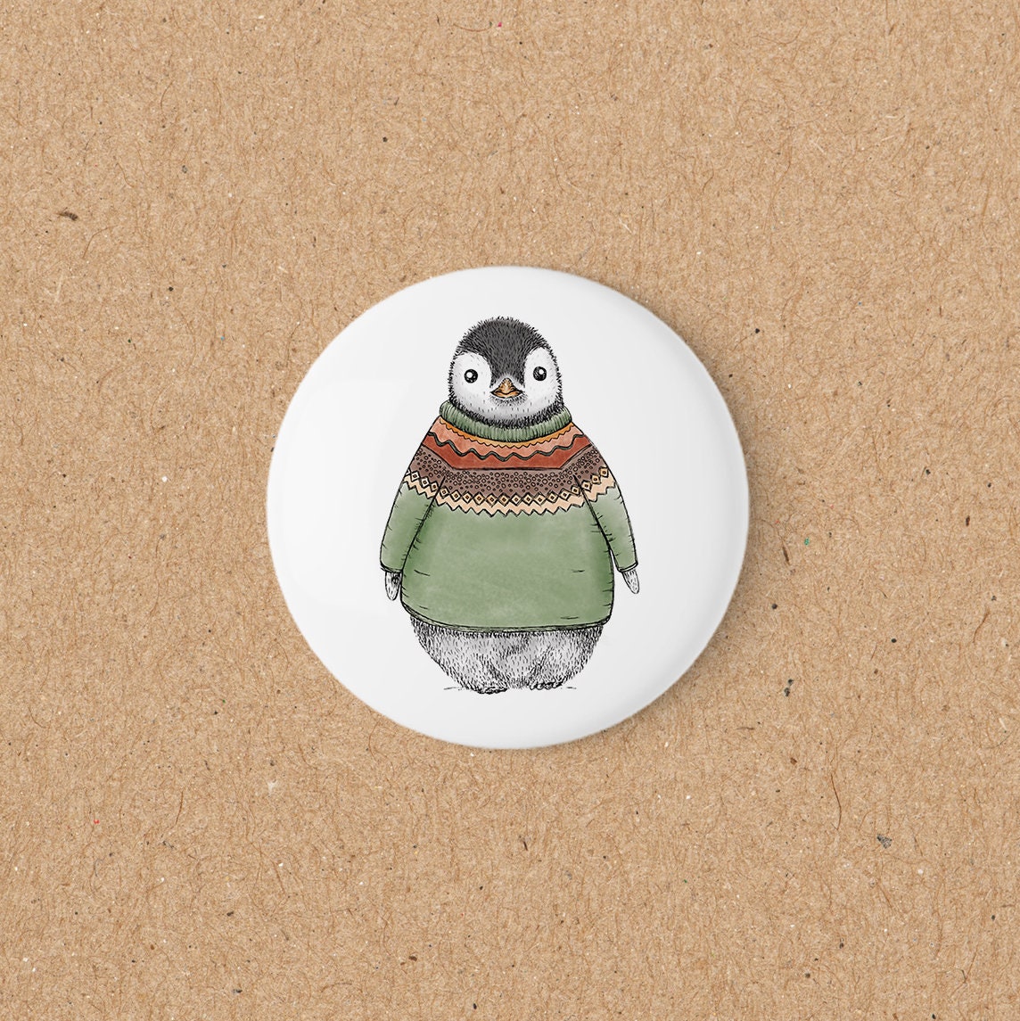 BUTTON | 35 mm | Pinguin Fabi