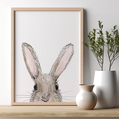 POSTER | Kunstdruck | Hase Lotte