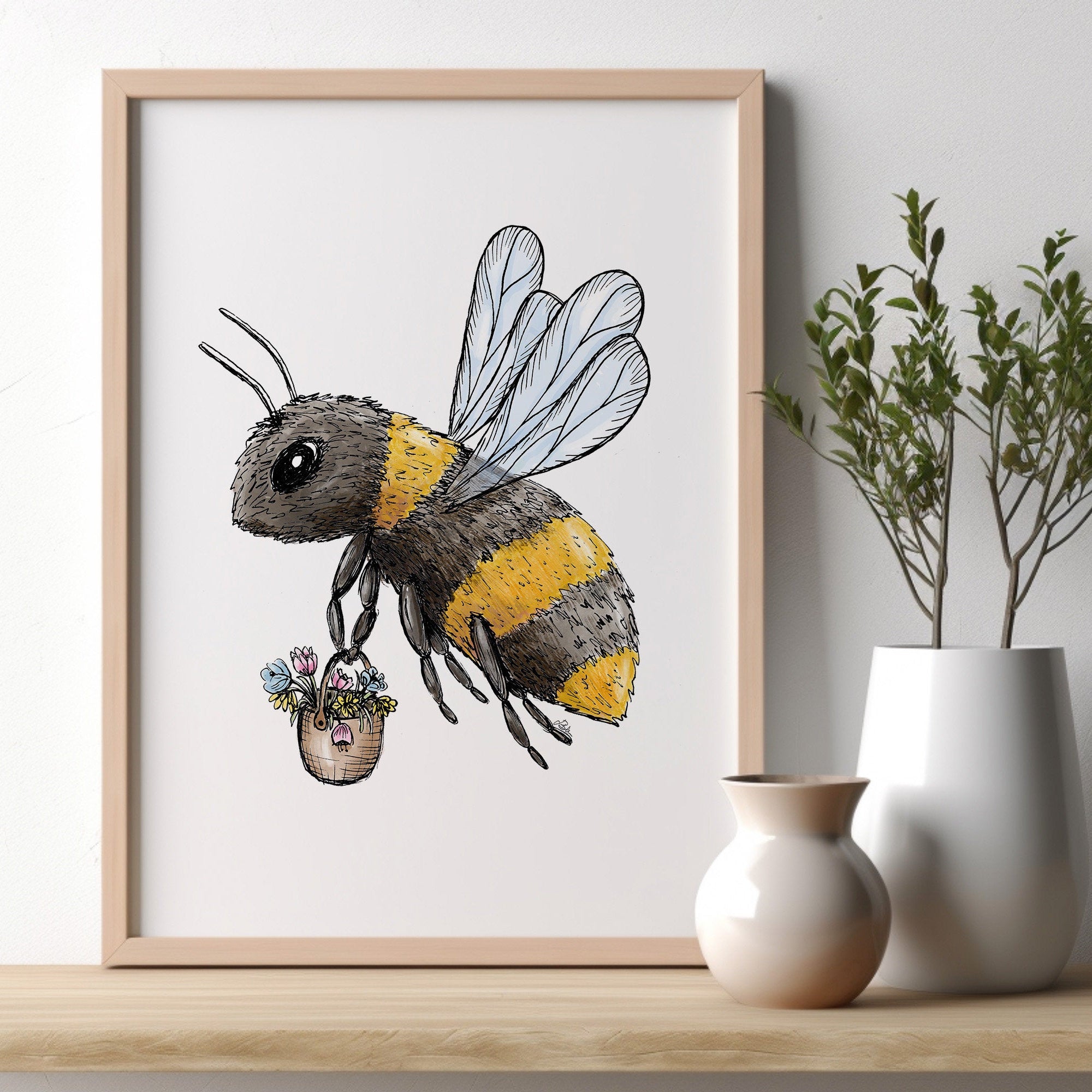 POSTER | Kunstdruck | Biene Susi
