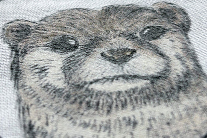 BÜGELBILD | Textildruck | Otter Fiete | small